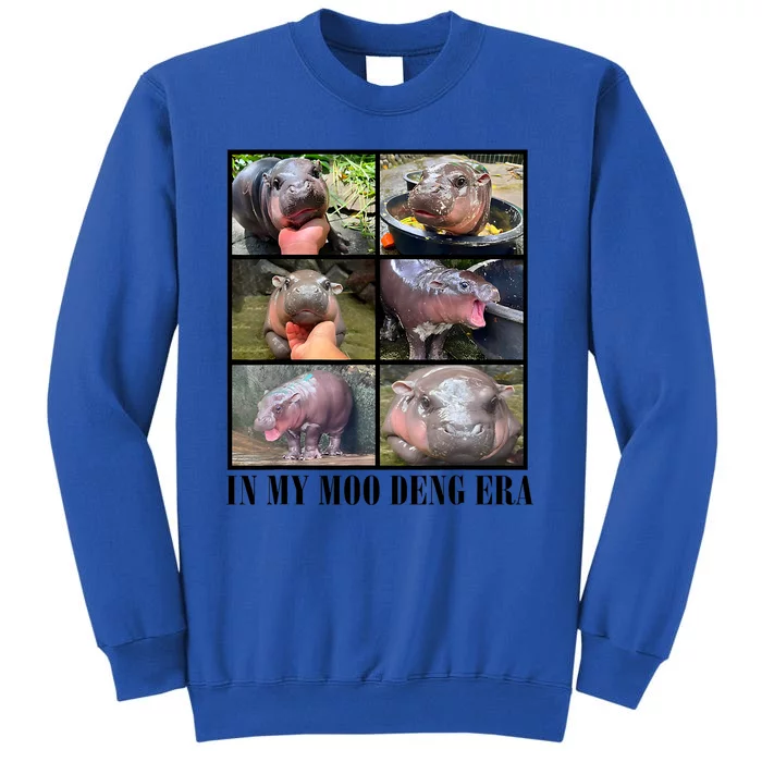 In My Moo Deng Era  Moo Deng Lover Tall Sweatshirt