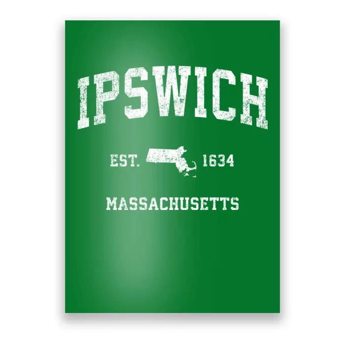 Ipswich Massachusetts Ma Vintage Sports Poster