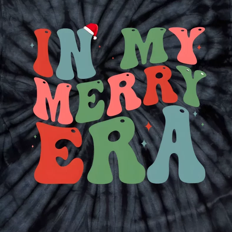 In My Merry Era Retro Christmas Tie-Dye T-Shirt