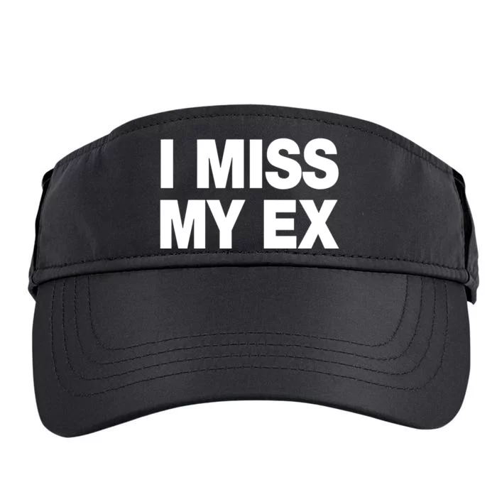 I Miss My Ex Adult Drive Performance Visor