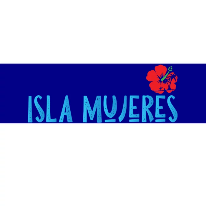 Isla Mujeres Mexico Vacation Souvenirs Matching Family Trip Funny Gift Bumper Sticker