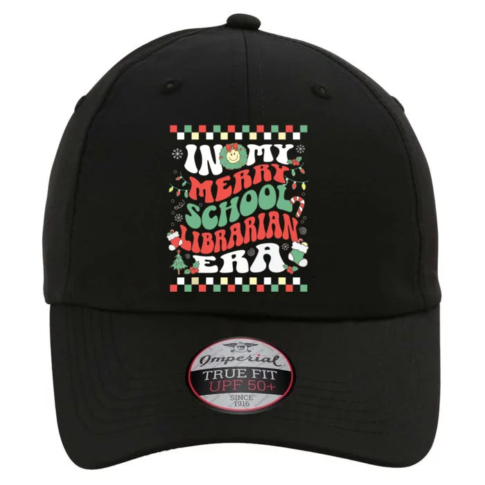 In My Merry School Librarian Era Retro Groovy Christmas The Original Performance Cap