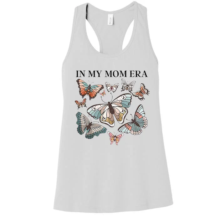 In My Mom Era Butterfly Women's Racerback Tank