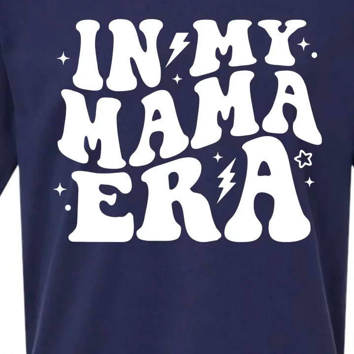 In My Mama Era Cute Mothers Day Sueded Cloud Jersey T-Shirt