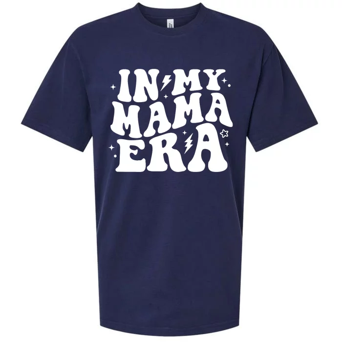 In My Mama Era Cute Mothers Day Sueded Cloud Jersey T-Shirt