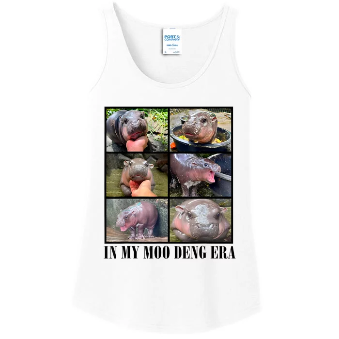 In My Moo Deng Era  Moo Deng Lover Ladies Essential Tank