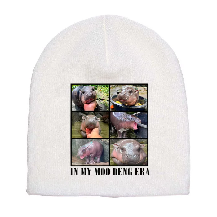 In My Moo Deng Era  Moo Deng Lover Short Acrylic Beanie