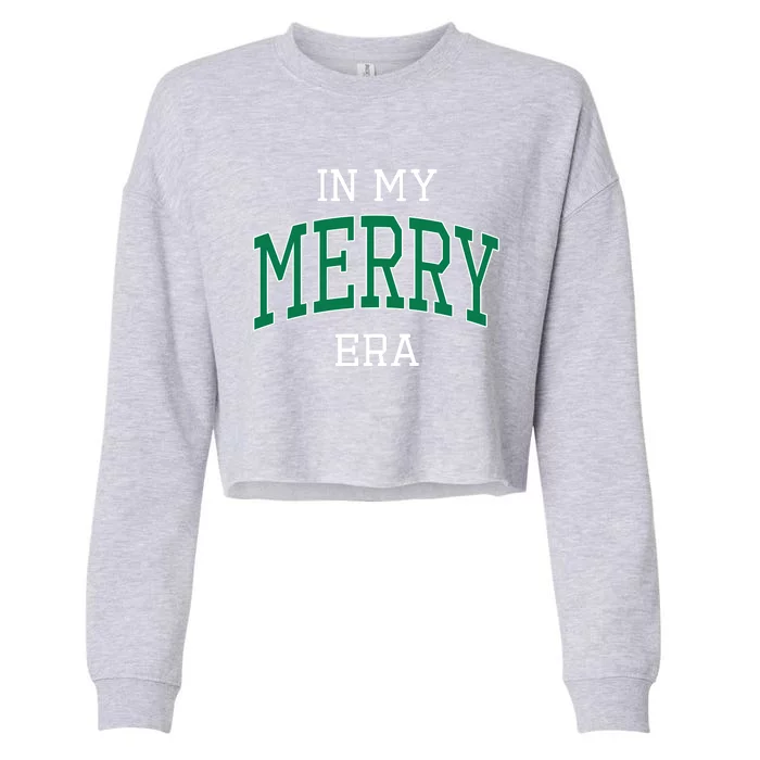 In My Merry Era Cropped Pullover Crew