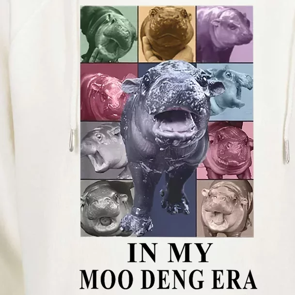 In My Moo Deng Hippo Pygmy Hippopotamus Womens Funnel Neck Pullover Hood