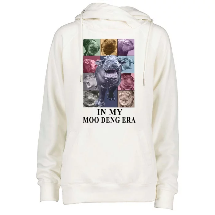 In My Moo Deng Hippo Pygmy Hippopotamus Womens Funnel Neck Pullover Hood