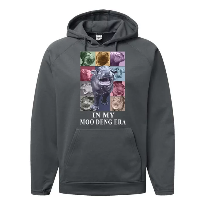 In My Moo Deng Hippo Pygmy Hippopotamus Performance Fleece Hoodie