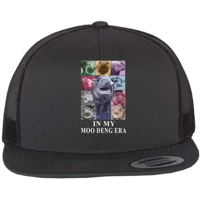 In My Moo Deng Hippo Pygmy Hippopotamus Flat Bill Trucker Hat