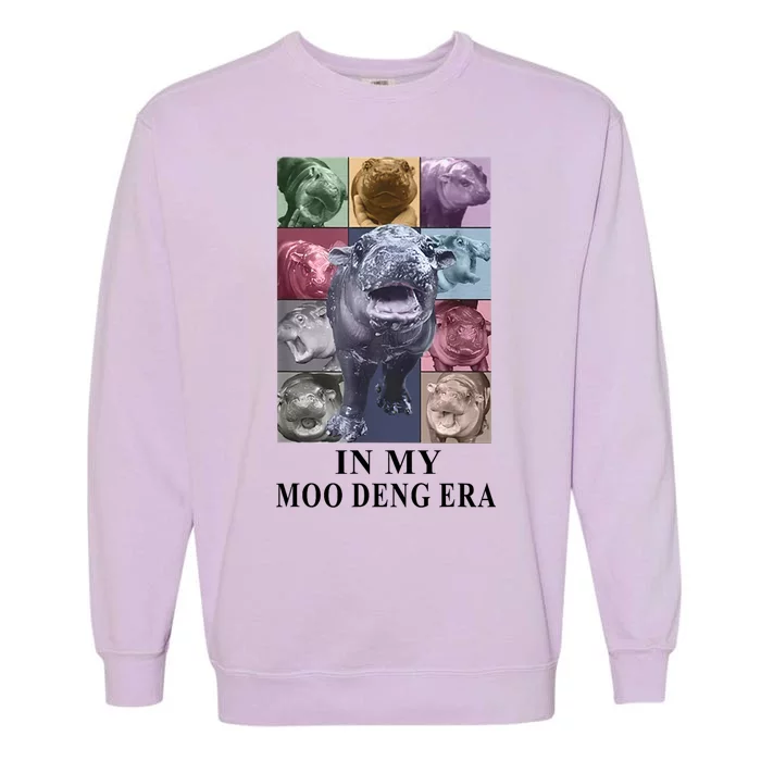 In My Moo Deng Hippo Pygmy Hippopotamus Garment-Dyed Sweatshirt