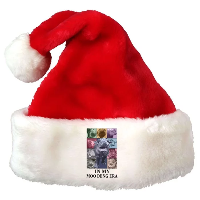 In My Moo Deng Hippo Pygmy Hippopotamus Premium Christmas Santa Hat