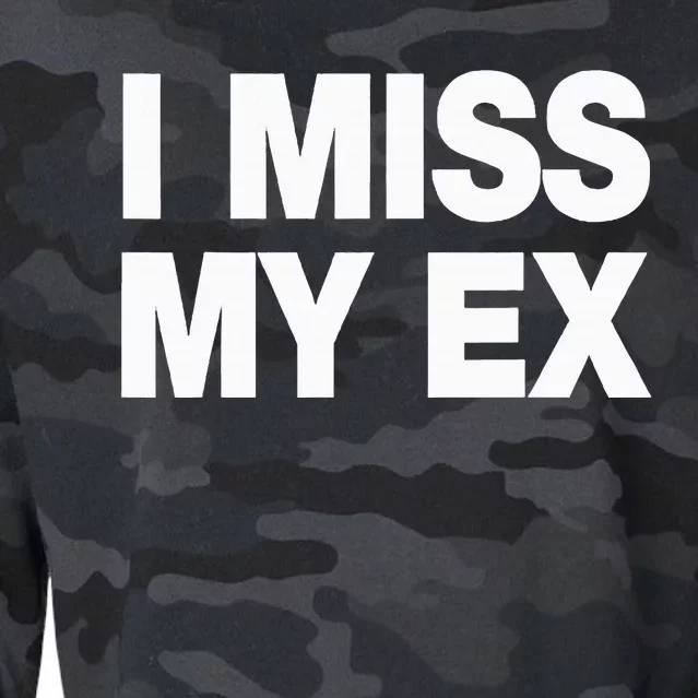 I Miss My Ex Cropped Pullover Crew