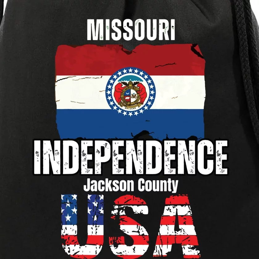 Independence Missouri Mo Jackson County Souvenir Drawstring Bag