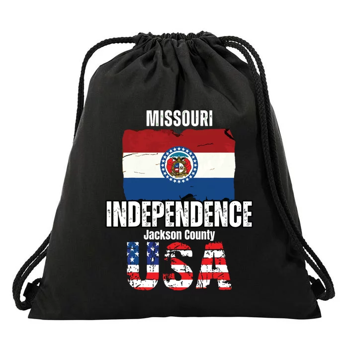 Independence Missouri Mo Jackson County Souvenir Drawstring Bag