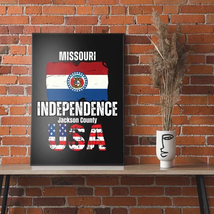 Independence Missouri Mo Jackson County Souvenir Poster