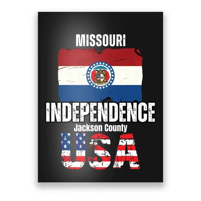 Independence Missouri Mo Jackson County Souvenir Poster