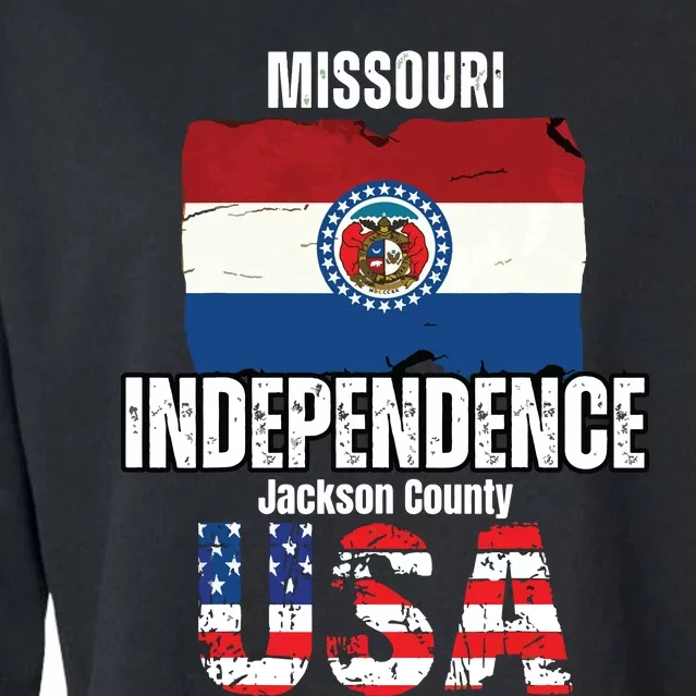 Independence Missouri Mo Jackson County Souvenir Cropped Pullover Crew