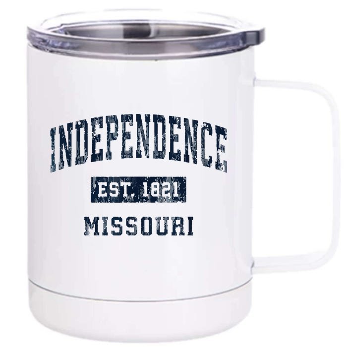 Independence Missouri Mo Vintage Sports Design Front & Back 12oz Stainless Steel Tumbler Cup