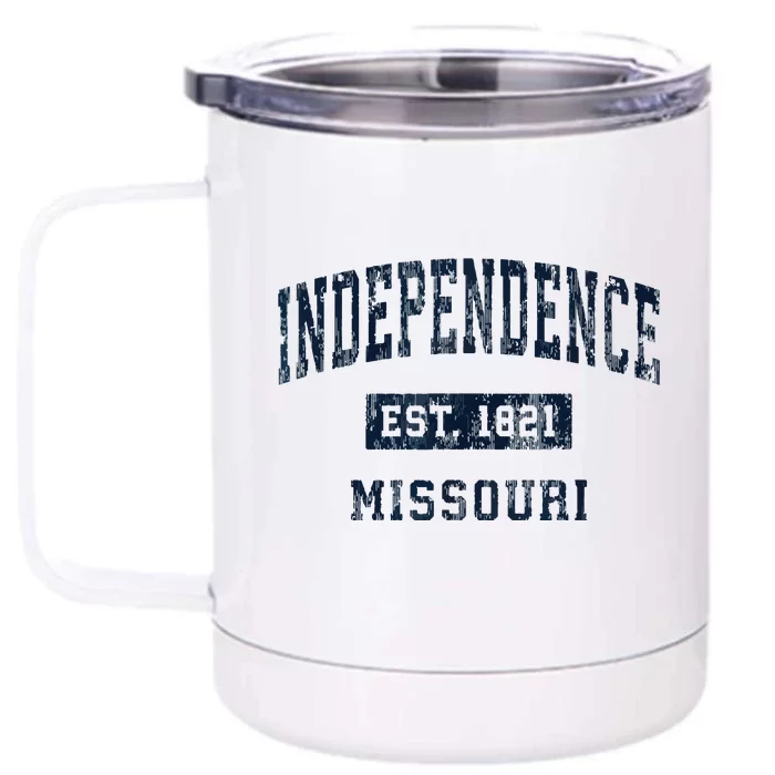 Independence Missouri Mo Vintage Sports Design Front & Back 12oz Stainless Steel Tumbler Cup