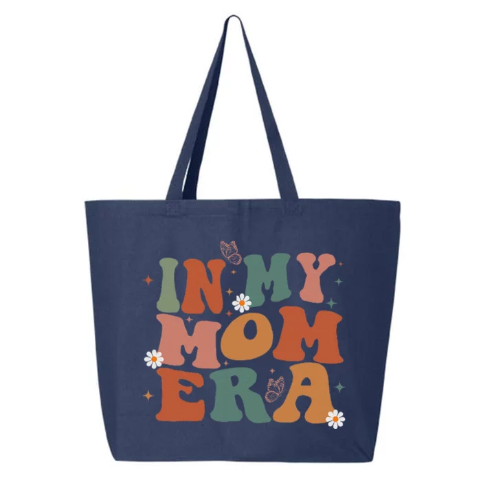 In My Mom Era Groovy New Mom Funny Mom Era Mothers Day 25L Jumbo Tote