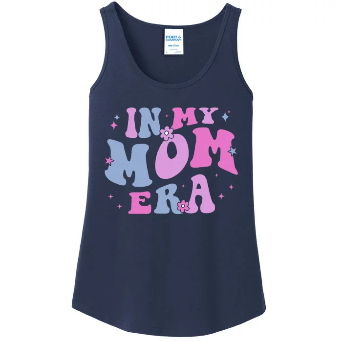 In My Mom Era Lover Groovy Retro Mom MotherS Day Birthday Ladies Essential Tank