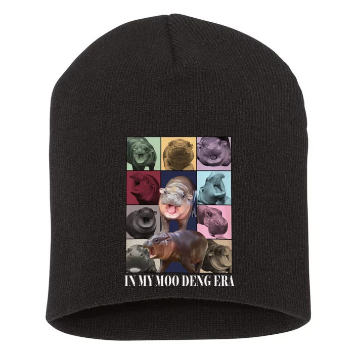 In My Moo Deng Era  Moo Deng Lover Gift Short Acrylic Beanie