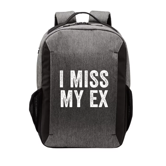 I Miss My Ex Breakup Heartbreak Ex Boyfriend Ex Girlfriend Broken Relationship Vector Backpack