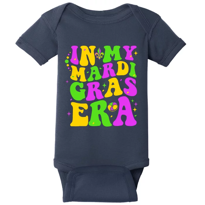 In My Mardi Gras Era Happy Mardi Gras Orleans Carnival Party Baby Bodysuit