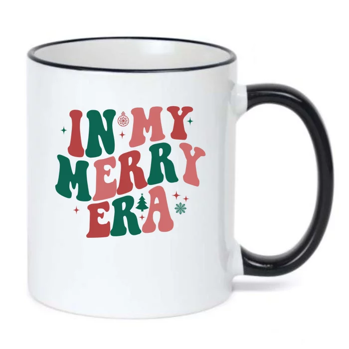 In My Merry Era Christmas Holiday Black Color Changing Mug