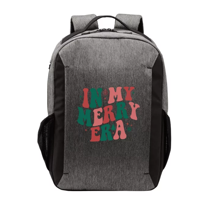 In My Merry Era Christmas Holiday Vector Backpack