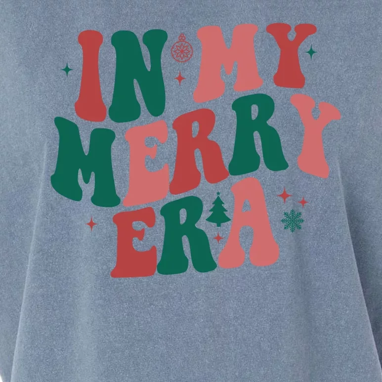 In My Merry Era Christmas Holiday Garment-Dyed Women's Muscle Tee