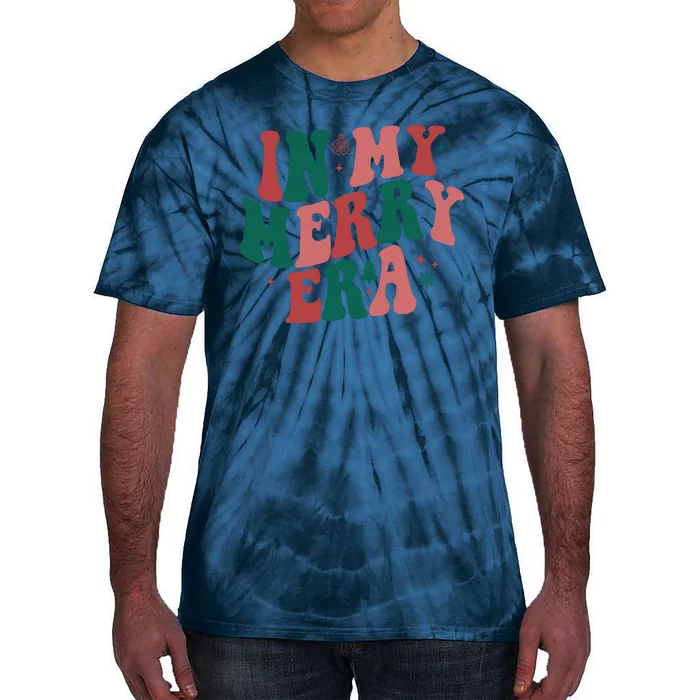 In My Merry Era Christmas Holiday Tie-Dye T-Shirt