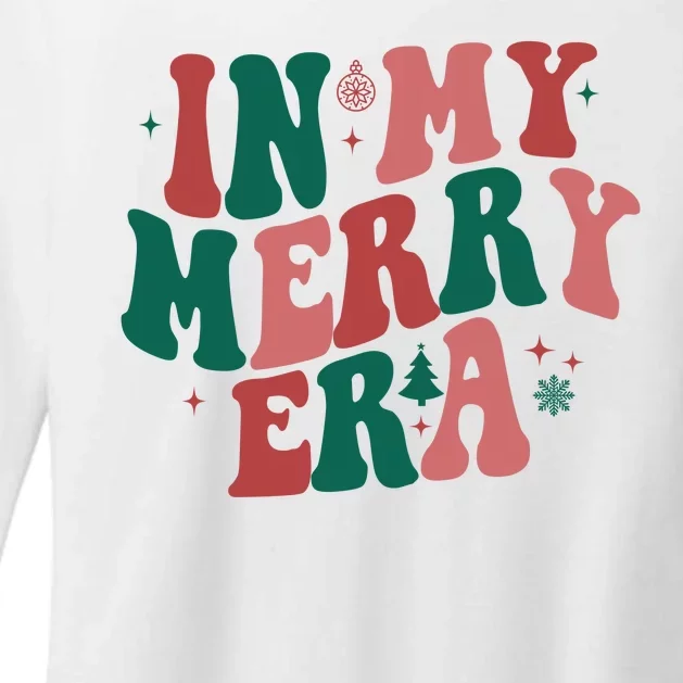 In My Merry Era Christmas Holiday Womens CVC Long Sleeve Shirt