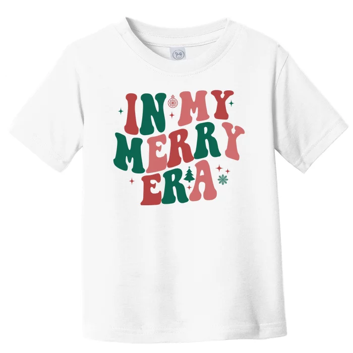 In My Merry Era Christmas Holiday Toddler T-Shirt