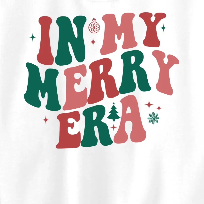 In My Merry Era Christmas Holiday Kids Sweatshirt