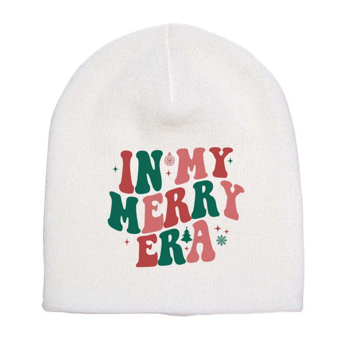 In My Merry Era Christmas Holiday Short Acrylic Beanie