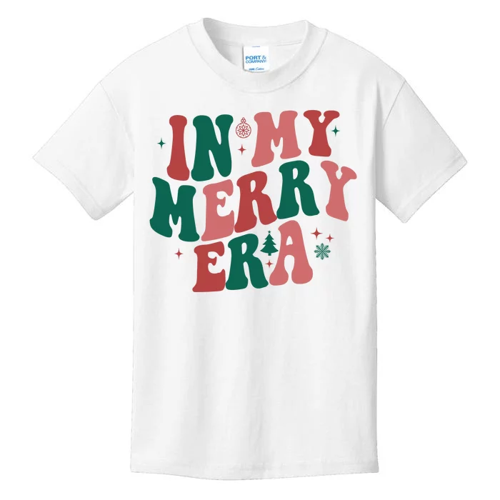 In My Merry Era Christmas Holiday Kids T-Shirt