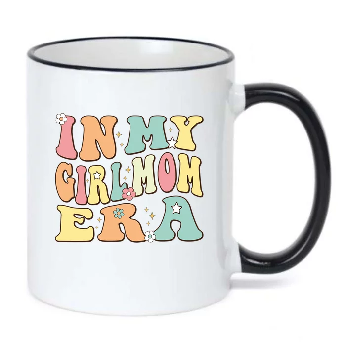 In My  Mom Era For Mama Of Christmas Groovy Retro Gift Black Color Changing Mug