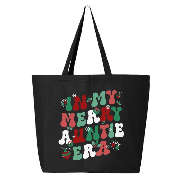 In My Merry Auntie Era Christmas Decor Pjm Pajama Stunning 25L Jumbo Tote