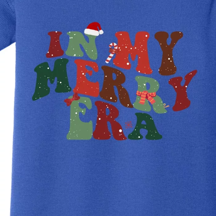 In My Merry Era Retro Christmas Xmas Holiday Funny Gift Baby Bodysuit