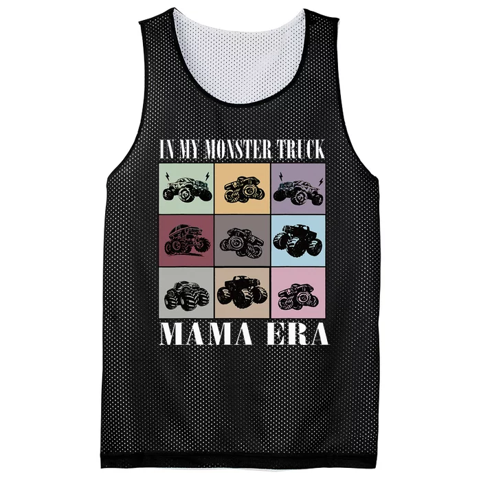 In My Monster Trucks Mama Era Mesh Reversible Basketball Jersey Tank