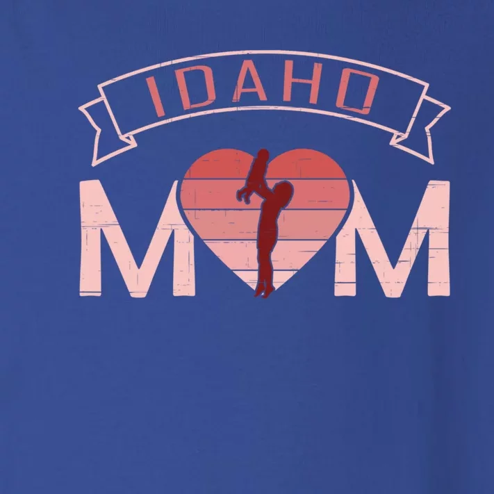 Idaho Mom Mother's Day Sunset Heart Retro Leisure Gift Toddler Long Sleeve Shirt