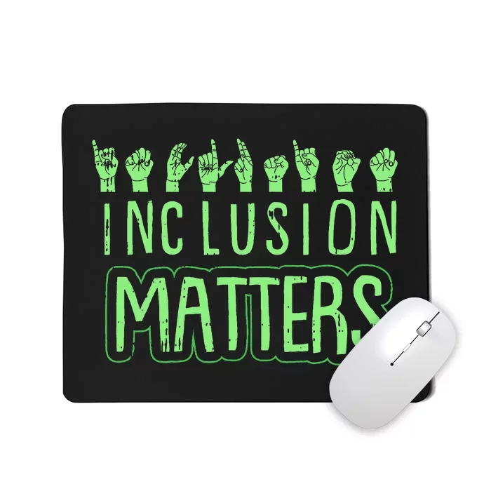 Inclusion Matters Mental Health Awareness Warrior Counselor Mousepad