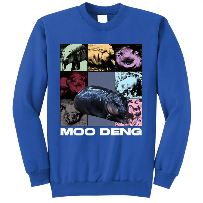 In My Moo Deng Era Funny Cute Baby Hippo Sweatshirt