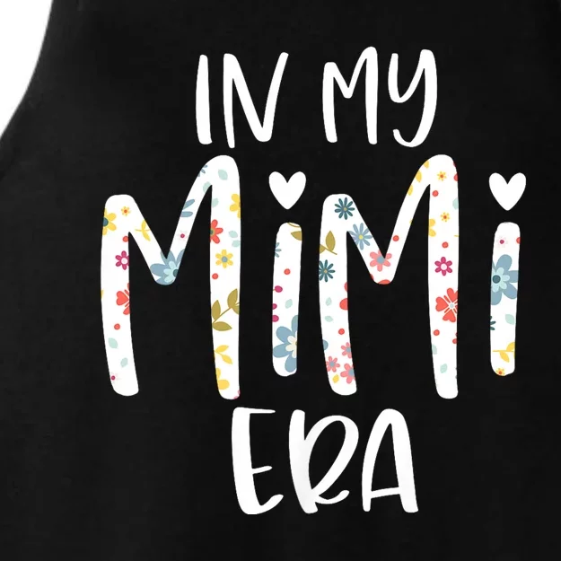 In My Mimi Era Flower Letter Floral Cute Gifts For Mimi Ladies Tri-Blend Wicking Tank