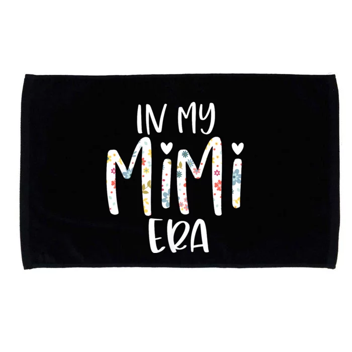 In My Mimi Era Flower Letter Floral Cute Gifts For Mimi Microfiber Hand Towel