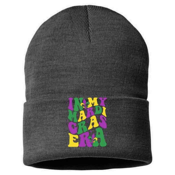 In My Mardi Gras Era Celebration Sustainable Knit Beanie